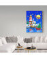 Фото #3 товара Geraldine Aikman 'Striped Lighthouse' Canvas Art - 14" x 19"