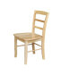 Фото #4 товара Madrid Ladderback Chair, Set of 2