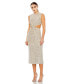 ფოტო #1 პროდუქტის Women's Ieena Sequin Front Twist Cut Out Column Dress