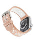 Фото #3 товара Ремешок для часов WITHit розовый и белый для спорта с силиконовым ремешком, совместимый с 38/40/41 мм Apple Watch