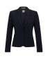 Women's Virgin Wool Regular-Fit Button-Up Jacket
