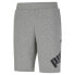 Фото #3 товара Puma Logo 10" Shorts Mens Grey Casual Athletic Bottoms 67084103