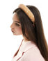 My Accessories beaded headband in champagne