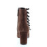 David Tate Mood Womens Brown Extra Wide Suede Zipper Casual Dress Boots 9