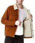 Фото #3 товара Men's Fleece-Lined Corduroy Trucker Jacket