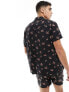 Фото #7 товара ASOS DESIGN relaxed shirt in a dark base floral