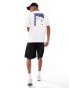 The North Face Snowboard retro back graphic t-shirt in white Exclusive at ASOS