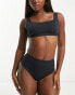 Accessorize Mix & Match high waist bikini bottom in black