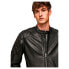 PEPE JEANS Cooper leather jacket