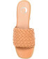 Фото #4 товара Women's Fylicia Woven Block Heel Slide Sandals