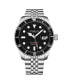 ფოტო #1 პროდუქტის Men's Automatic Dive Watch Stainless Steel Case, Jubilee bracelet 20 ATM Water Resistant Seiko NH35 Movement