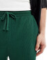 Фото #5 товара ASOS DESIGN slim waffle shorts in dark green