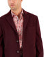 Men's Wool Blend Solid Overcoat