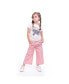 Child Elvis Punch Check Woven Pants