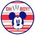 Фото #1 товара Детская настенная фототапета Komar Mickey Oh Boy