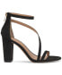 Фото #2 товара Sloyan Strappy High Heel Block Dress Sandals