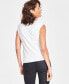 Women's Sleeveless Asymmetrical Chain-Detail Sweater, Created for Macy's