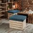 Sitzhocker mit Stauraum NATURE 2er Set