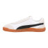 Puma Club 5V5 Suede Lace Up Womens White Sneakers Casual Shoes 39867002