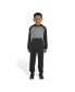 ფოტო #6 პროდუქტის Toddler Boys Zip Front Melange Fleece Jacket and Jogger Pants, 2-Piece Set