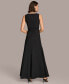 Women's Ruched V-Neck Gown