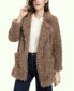 Фото #1 товара Sage Women's Faux Fur Coat Mocha L