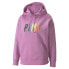 Фото #3 товара Puma Swxp Logo Pullover Hoodie Womens Pink Casual Outerwear 53601515