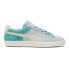Фото #1 товара Puma Suede Iconix Summer Lace Up Mens Beige, Green, Grey Sneakers Casual Shoes