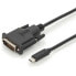 Фото #2 товара DIGITUS USB C To dvi cable 2 m