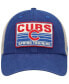 ფოტო #3 პროდუქტის Men's Royal, Tan Chicago Cubs Four Stroke Clean Up Trucker Snapback Hat