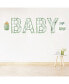 Фото #1 товара Boho Botanical Baby Peel & Stick Greenery Party Standard Banner Wall Decals Baby