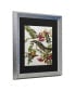 Фото #2 товара Картина в раме Trademark Global John James Audubon Серый тиран и серый цветочный птица - 20" x 25"