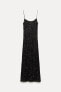 ZW COLLECTION SEQUINNED SLIP DRESS