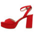 Фото #3 товара Chinese Laundry Theresa Platform Womens Red Dress Sandals THERESA-LLR