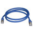 Фото #5 товара StarTech.com 1m CAT6a Ethernet Cable - 10 Gigabit Shielded Snagless RJ45 100W PoE Patch Cord - 10GbE STP Network Cable w/Strain Relief - Blue Fluke Tested/Wiring is UL Certified/TIA - 1 m - Cat6a - U/FTP (STP) - RJ-45 - RJ-45