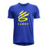 Фото #1 товара Футболка с коротким рукавом мужская Under Armour Curry Lightning Logo Синий