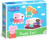 Dodo PUZZLE 3w1 "ŚWINKA PEPPA" PEPPA PIG 3 UKŁADANKI W JEDNYM OPAKOWANIU