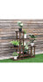 Фото #2 товара 6-Tier Garden Wooden Plant Flower Stand Shelf for Multiple Plants Indoor or Outdoor
