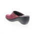 Фото #6 товара Softwalk Murietta S6015-648 Womens Burgundy Narrow Clog Sandals Shoes