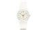 Фото #1 товара Часы Swatch Originals 34mm Gold Pointer White Silicone GW164