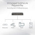 Netgear 24 Port Switch, Gigabit Ethernet LAN Plug and Play Network Switch, 48.3 cm Rack Mount, Energy-Efficient, Fan-Less Metal Housing, GS324