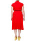 Фото #3 товара Plus Size Honeysuckle Midi Dress