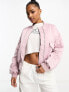 Levi's bomber jacket in pink with pockets