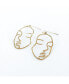 ფოტო #1 პროდუქტის Sanctuary Project by Hammered Modern Art Face Statement Drop Earrings Gold