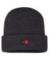 Фото #2 товара Men's Charcoal Louisville Cardinals Sheer Cuffed Knit Hat