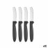 Фото #1 товара Набор ножей для масла Kinvara Чёрный Серебристый Нержавеющая сталь Пластик 17 см (12 штук)
