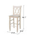 Фото #7 товара Double X-Back Bar Height Stool