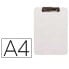 Фото #2 товара Q-CONNECT Plastic note holder DIN A4 white 2. 5 mm