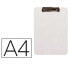 Q-CONNECT Plastic note holder DIN A4 white 2. 5 mm