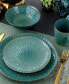 Фото #6 товара Reactive Glaze Mozaic 16 Piece Luxurious Stoneware Dinnerware Set, Service for 4